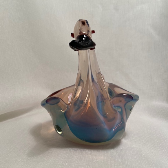 Vintage Murano Glass Duck Bowl – Hand-Blown Venetian Art Glass Italy - Picture 2 of 15
